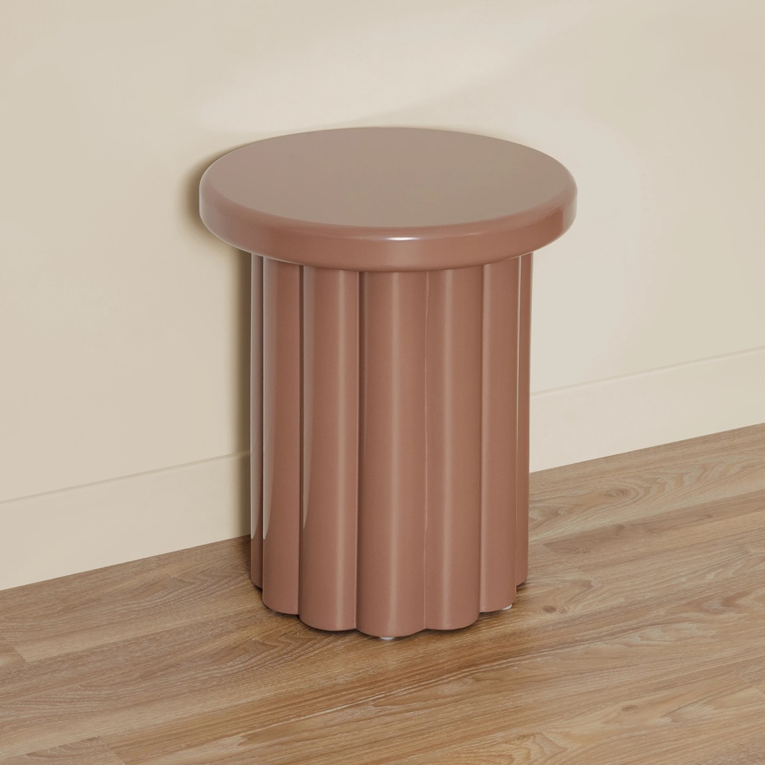 3 Nadia Mocha Side Table, 3 of 5