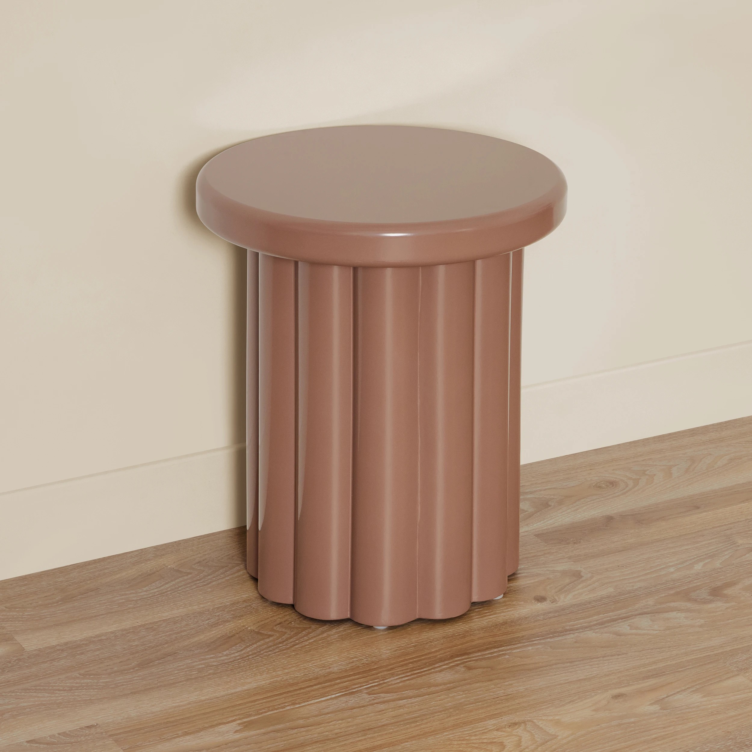 3 Nadia Mocha Side Table, 3 of 5