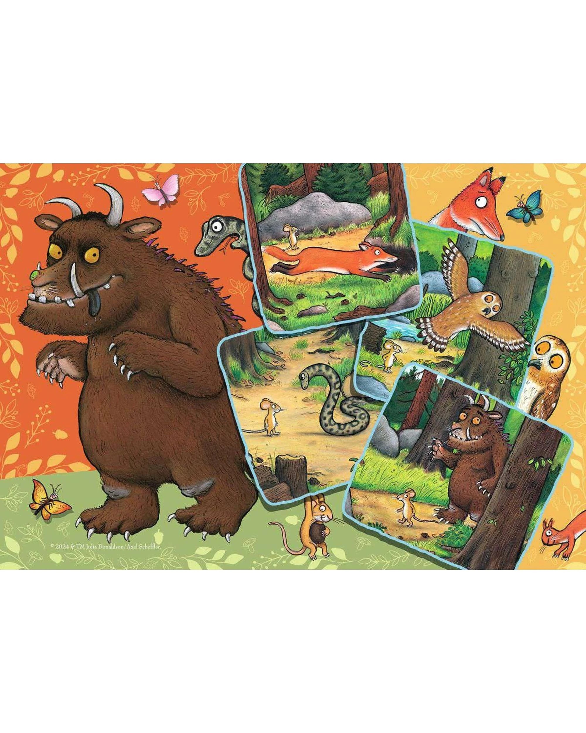 2 Ravensburger The Gruffalo 2x24 Piece Jigsaw Puzzle, 2 of 3