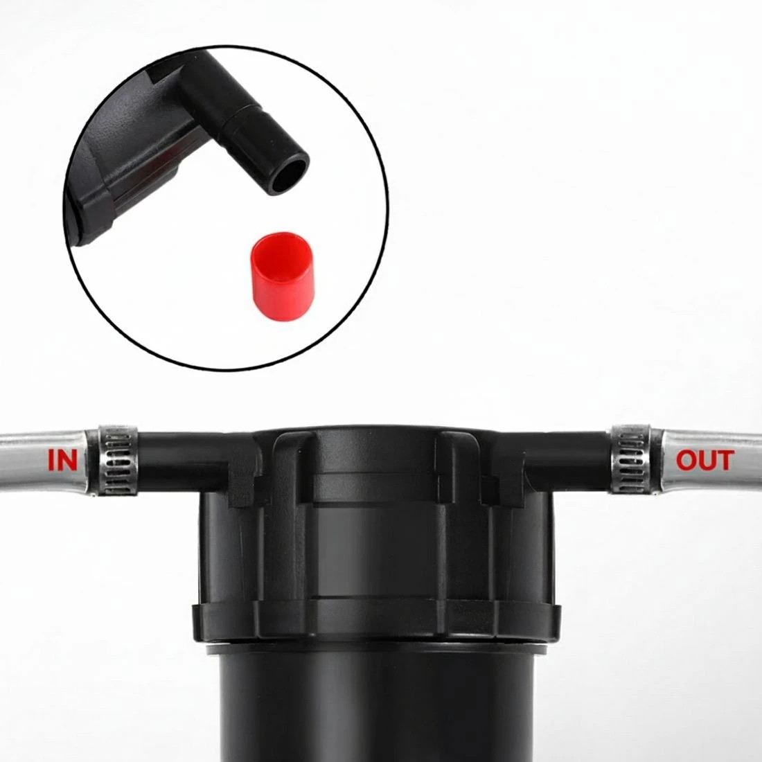 6 Water Pump 12V Pressure Shower - Black, 6 of 6