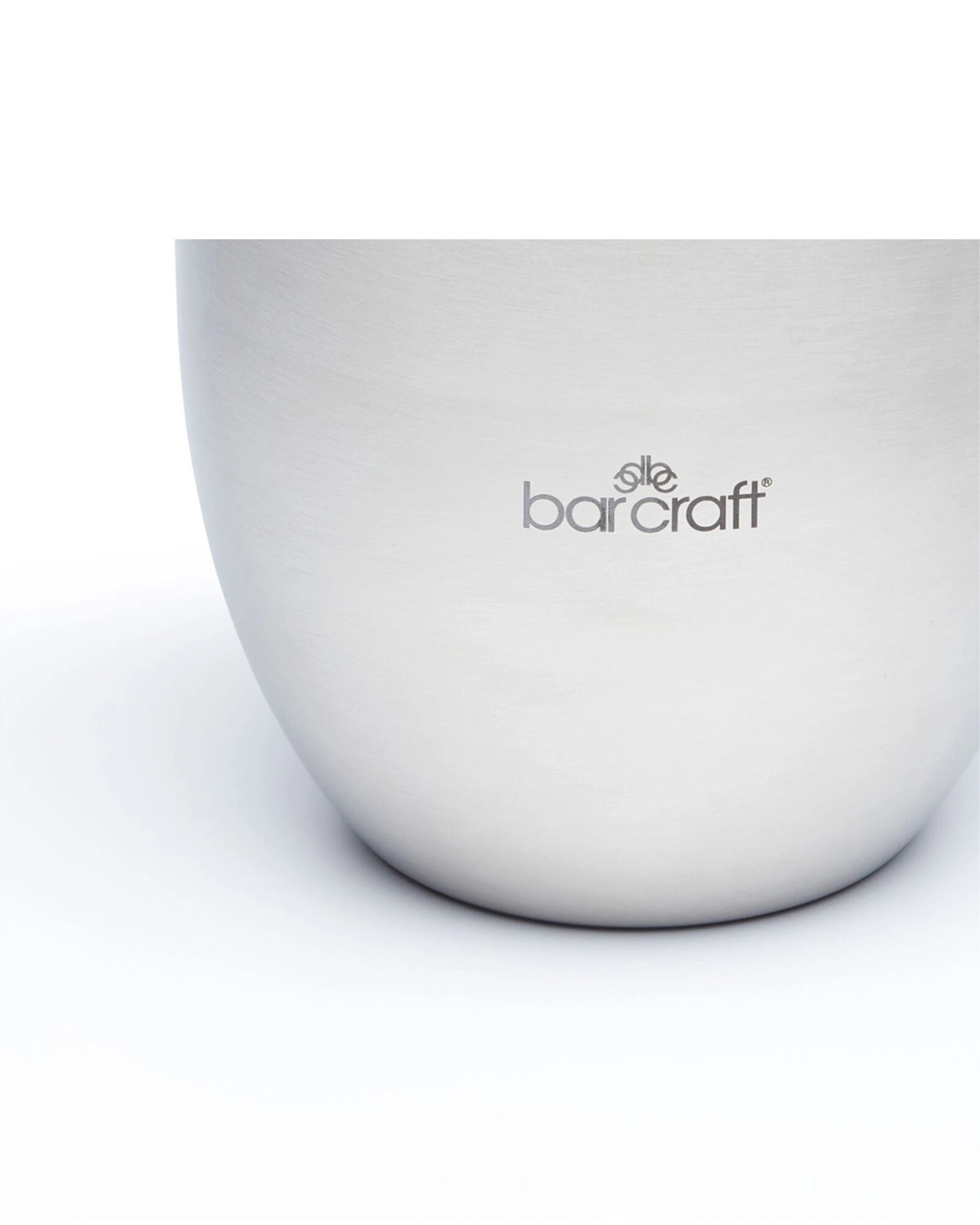 2 BarCraft Stainless Steel Ice Bucket With Lid and Tongs - Silver, 2 of 6