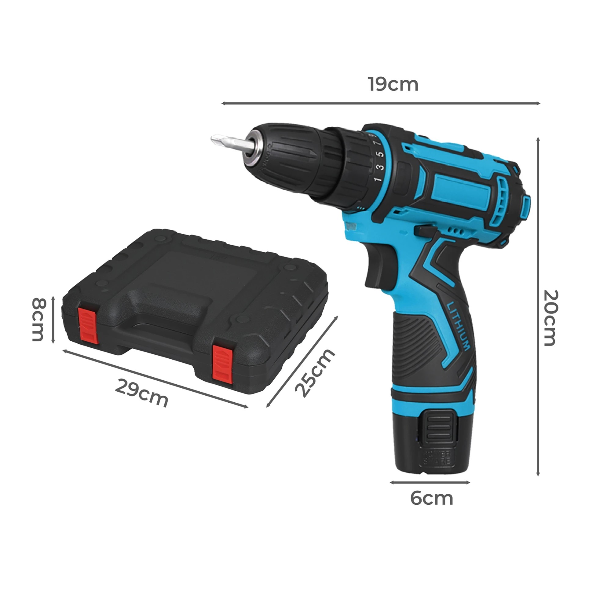 3 Traderight 72Pcs Cordless Drill Driver Kit, 3 of 5