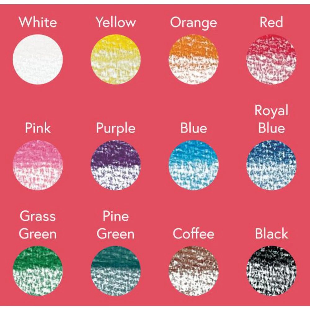 2 Born Coloured Pencils 12 Pack, 2 of 6