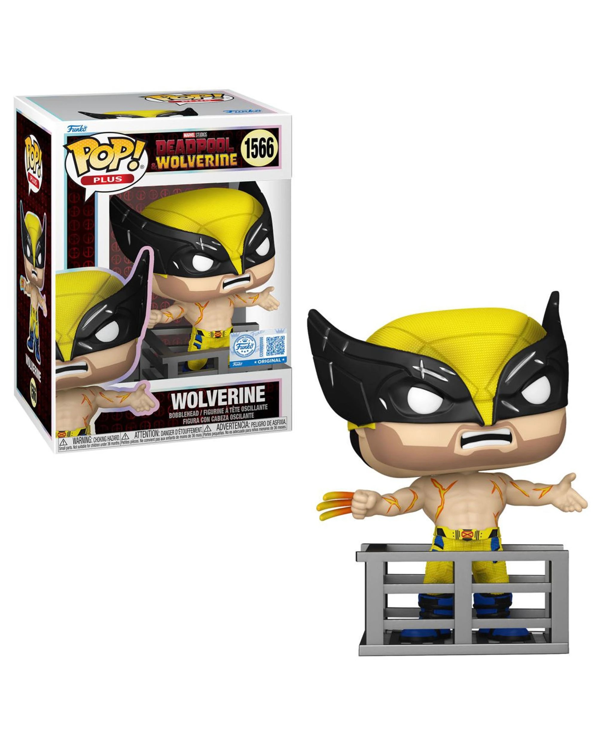 1 Marvel Deadpool and Wolverine Wolverine - Finale -  POP! Plus Funko POP! Vinyl, 1 of 3