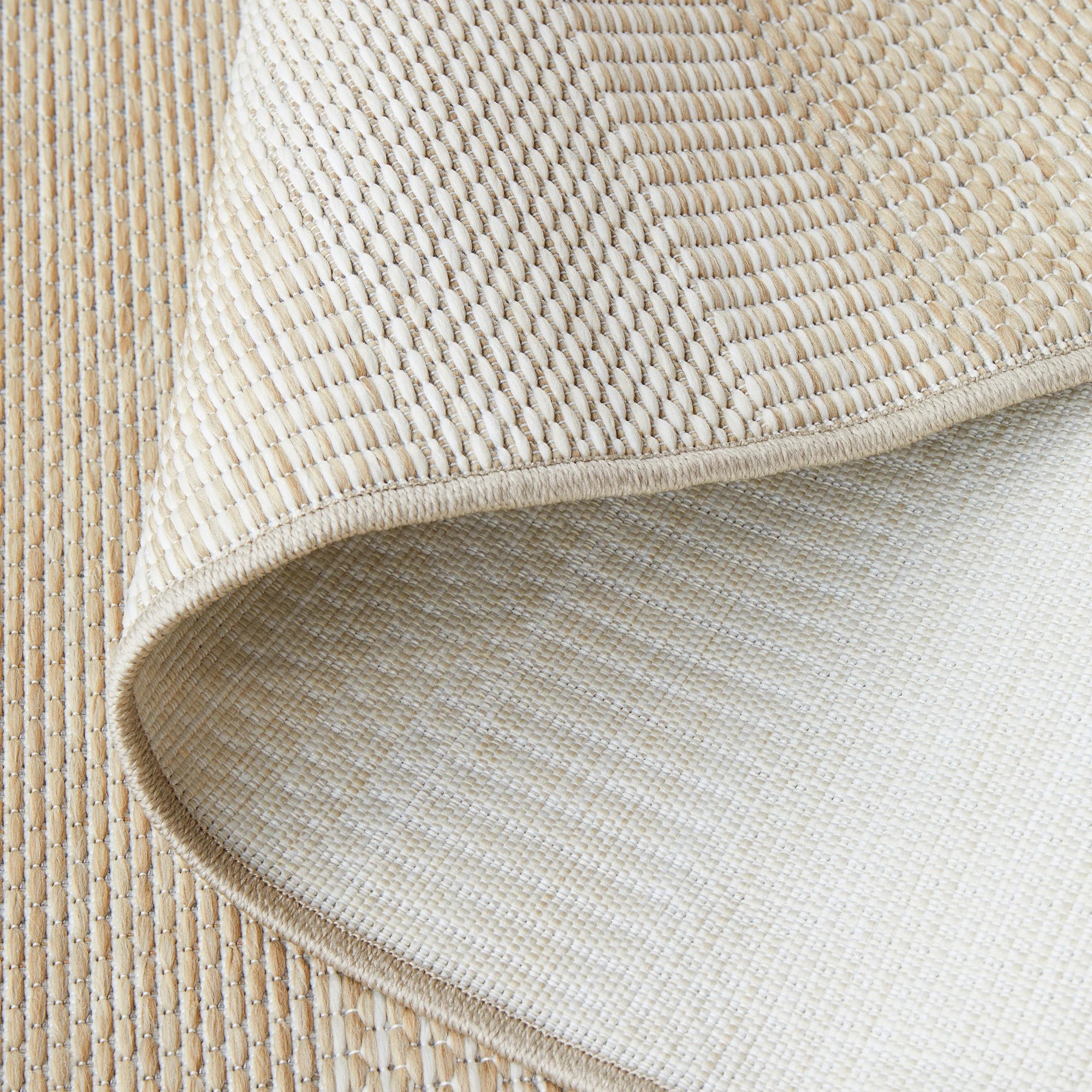 6 Common Ground Rugs Palmline Tilda 290x200cm - Large Outdoor Rug - Beige, 6 of 7