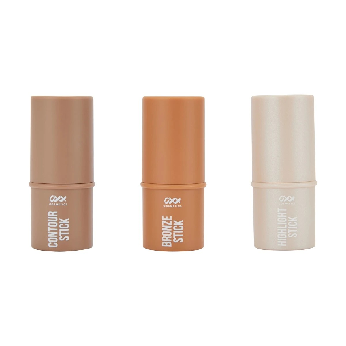 5 OXX Cosmetics 3 Piece Mini Contour Kit - Latte, Champagne and Caramel, 5 of 8