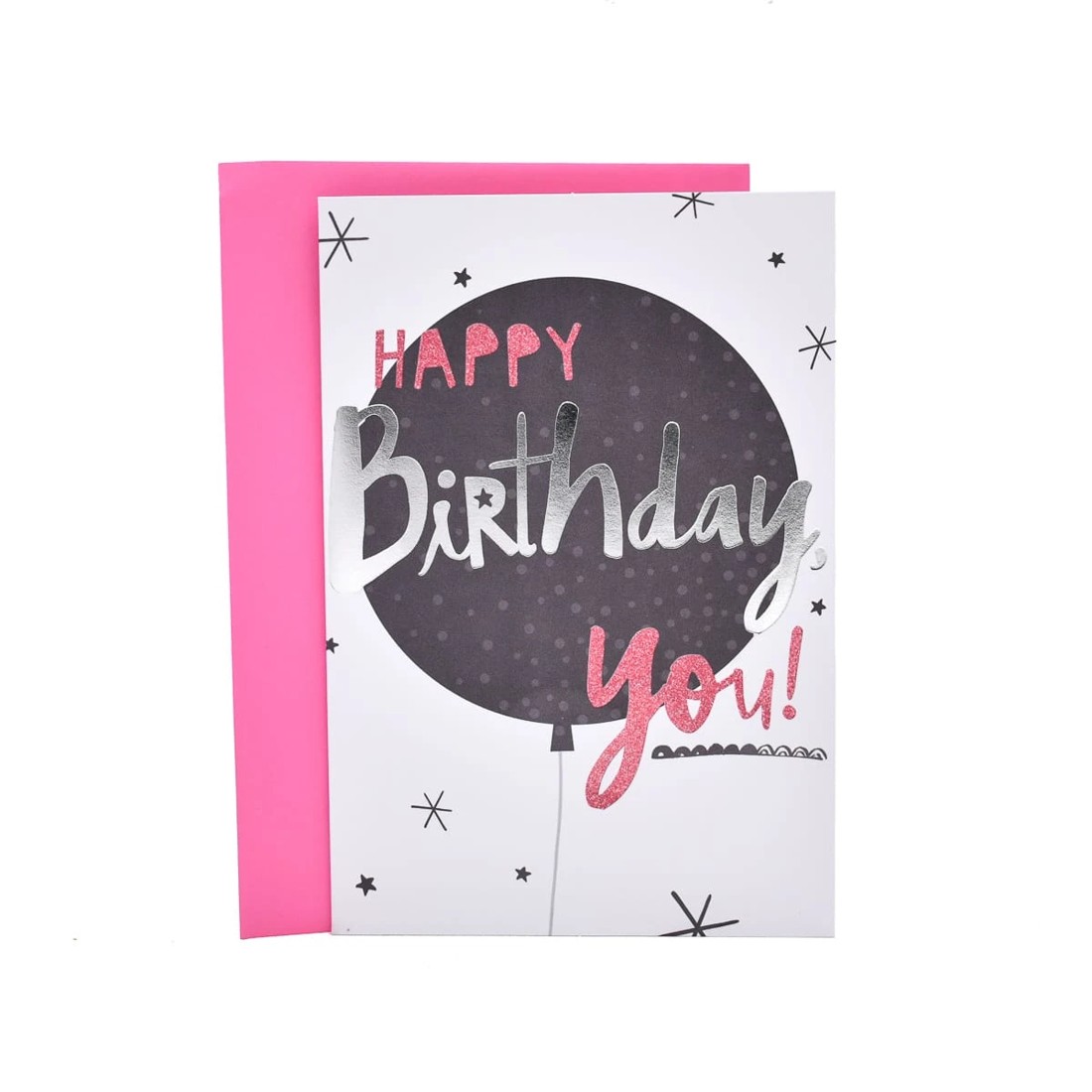1 Hallmark Birthday Card - Pink Birthday, 1 of 3