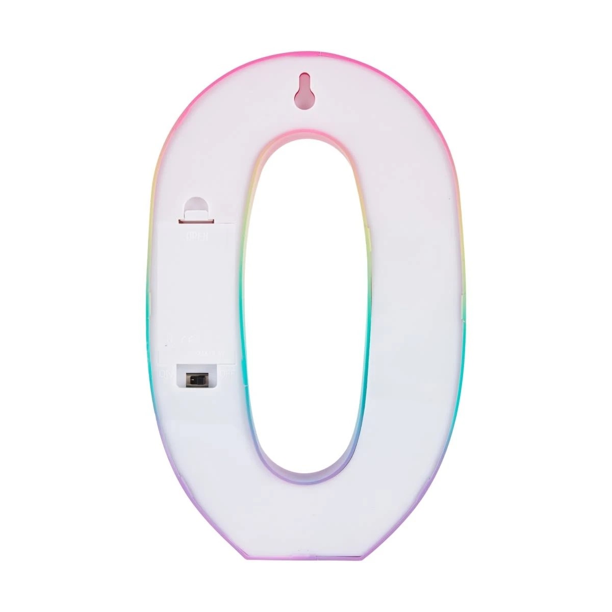 3 Ombre Light Up Number - 0, 3 of 5