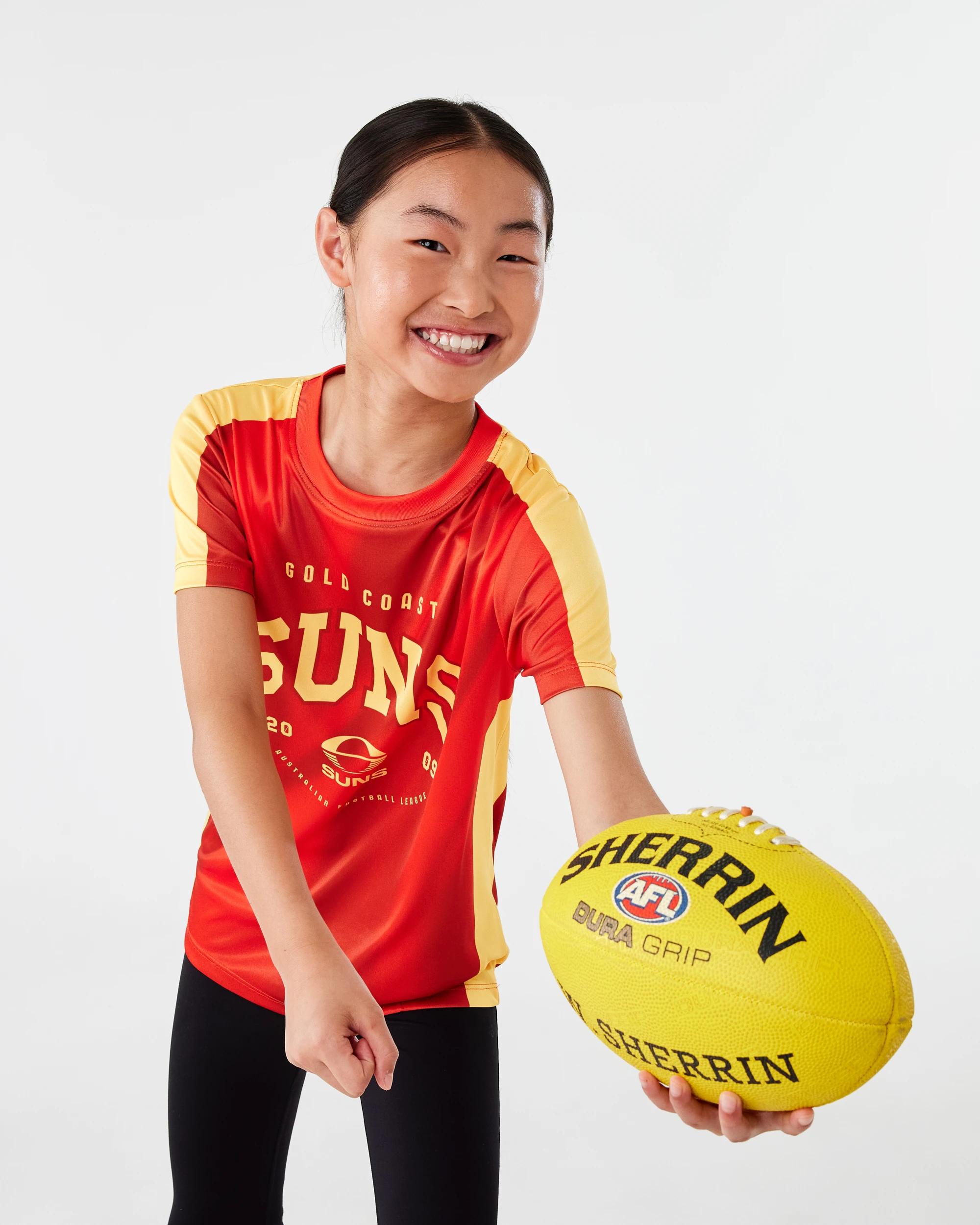 8 Official AFL Youth Training T-shirt Gc Suns, 8 of 8