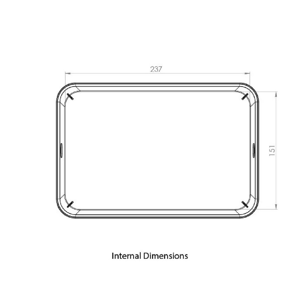 3 Otto 2.4L PET Modular Basket Medium Low White, 3 of 6
