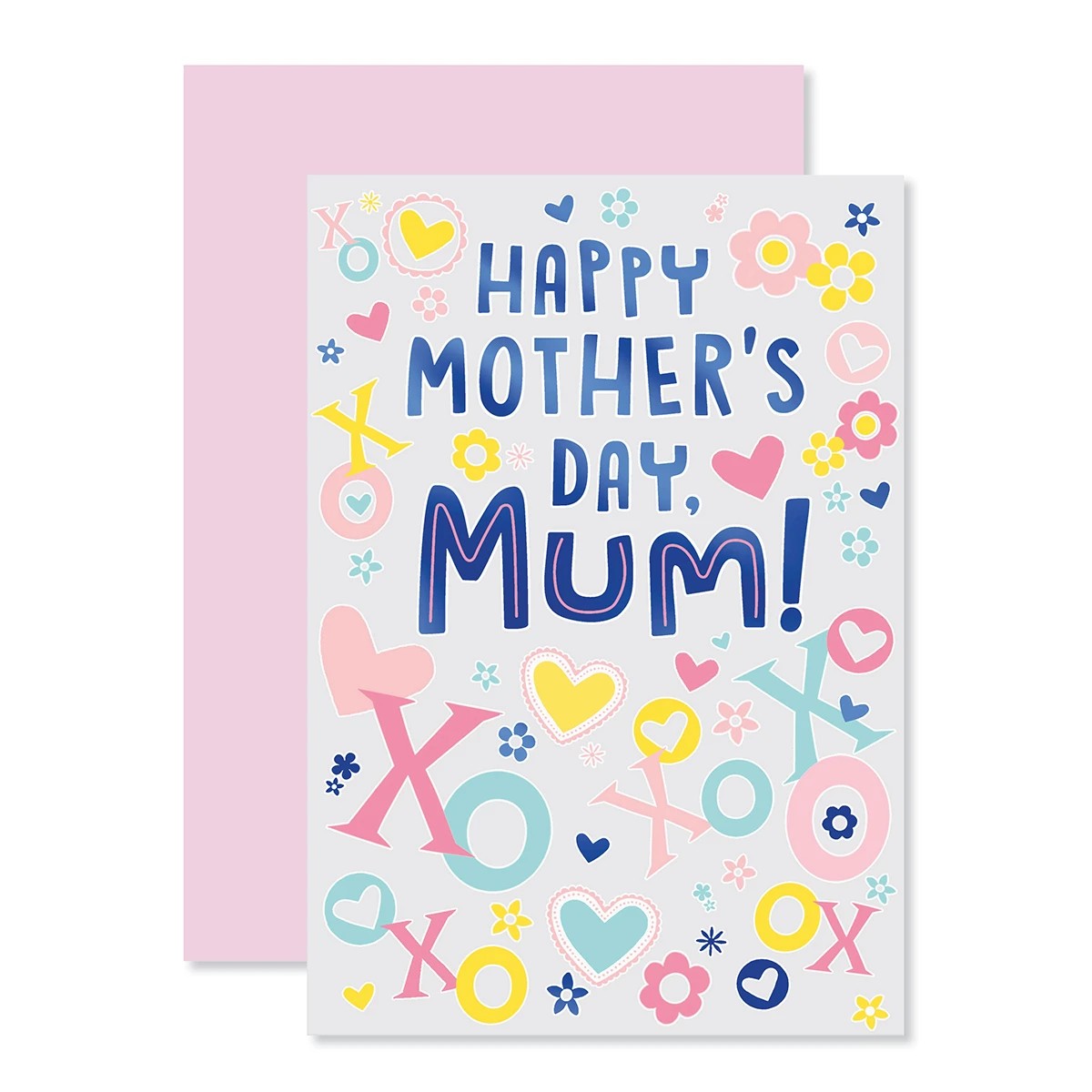 1 Hallmark Mother's Day Card - Hearts and Crosses, 1 of 3