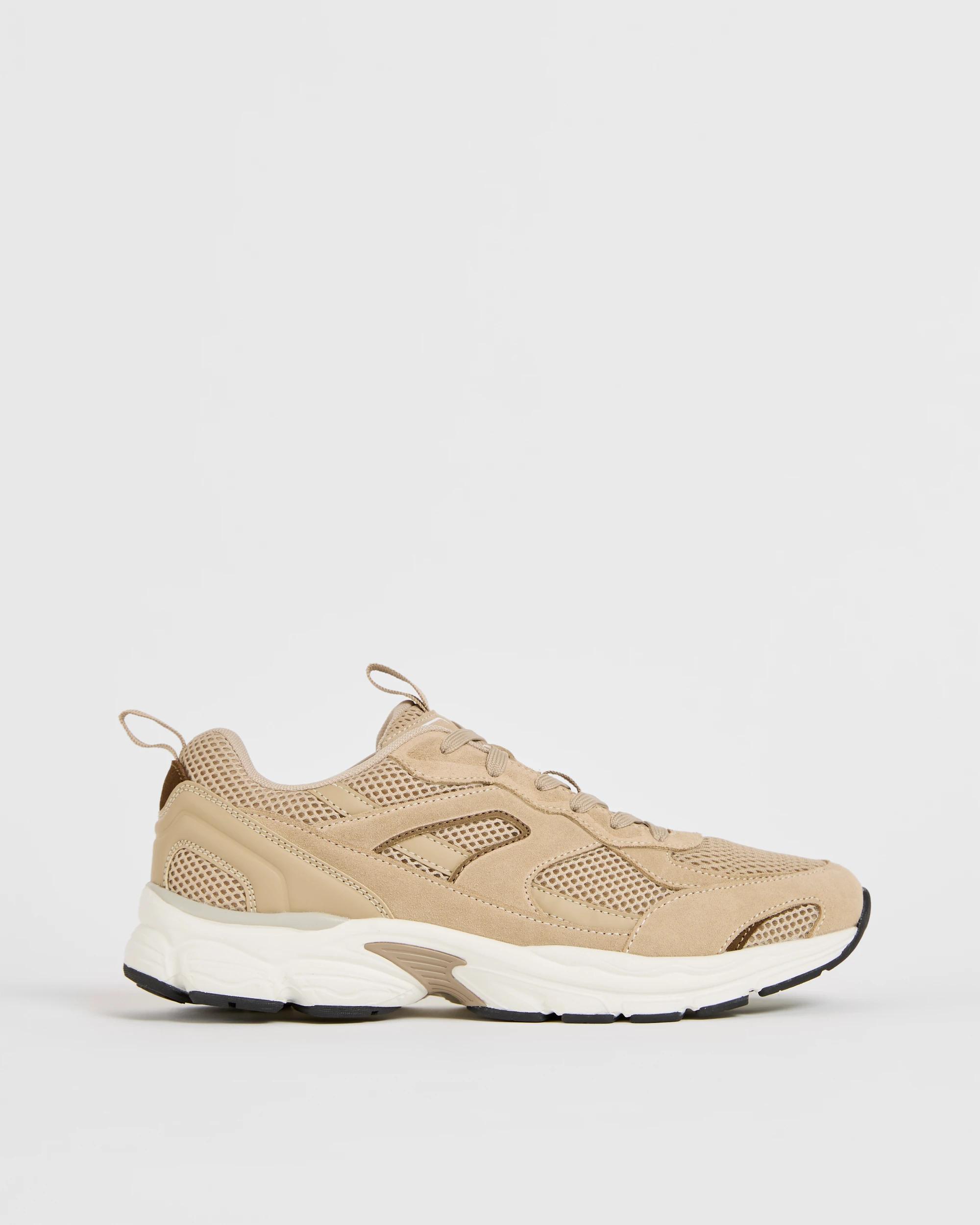 1 Target Man Suede and Mesh Runners BEIGE, 1 of 3