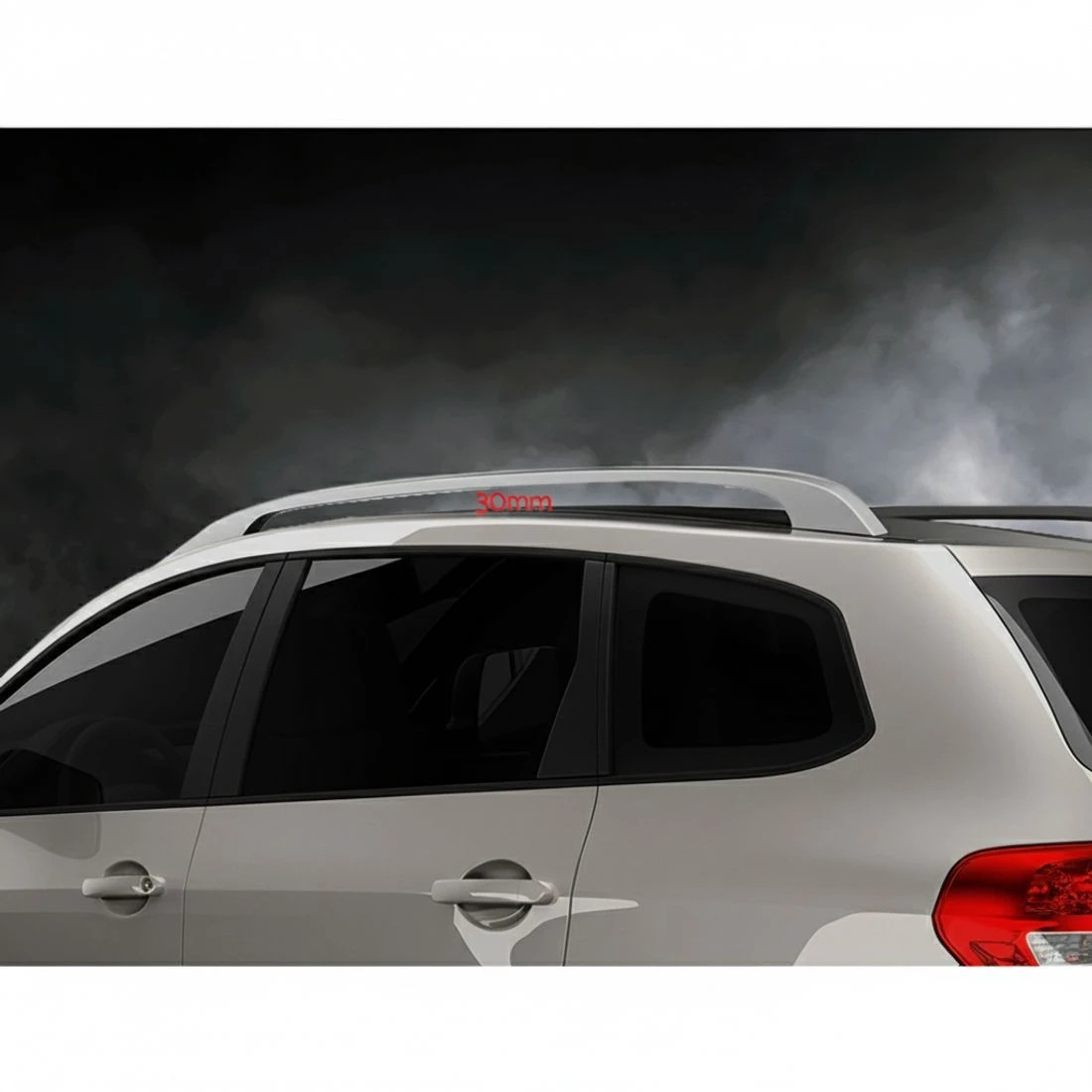 5 Giantz Universal Car Roof Racks Pod Aluminium Cross Bars Adjustable 108cm - Silver, 5 of 7
