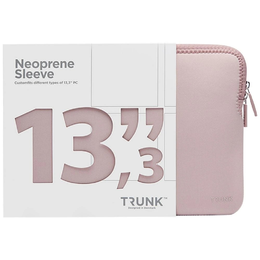 1 Trunk Laptop Sleeve 13.3" Warm Rose, 1 of 9