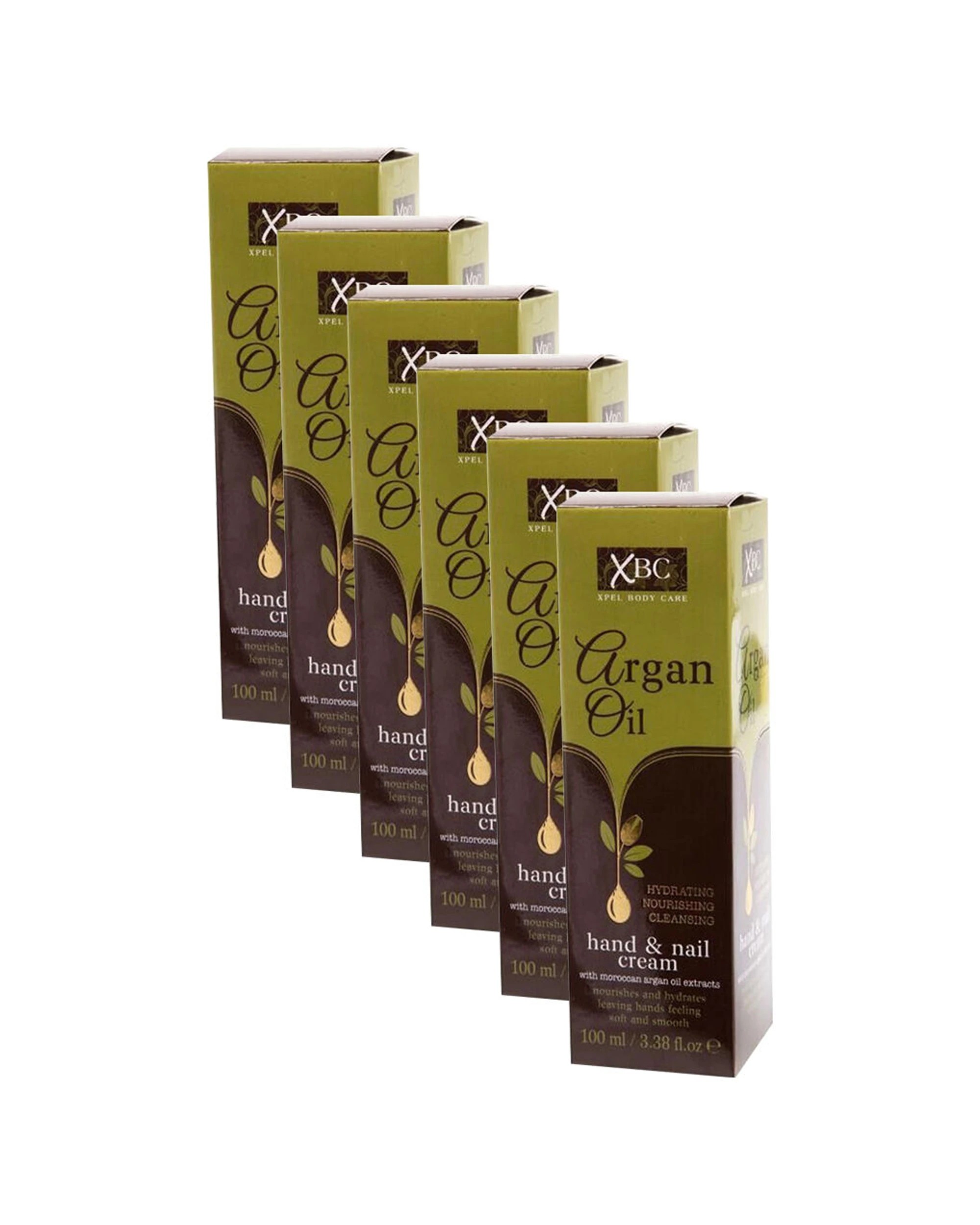 1 Xbc 6PK Argan Oil Hand & Nail Shea Butter Moisturiser Soft Smooth Hands Nails 100ml - Multi, 1 of 3