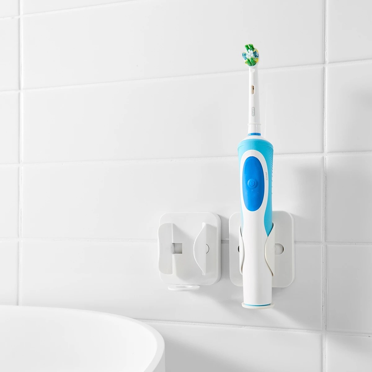 1 2 Pack Electric Toothbrush Holder, 1 of 8