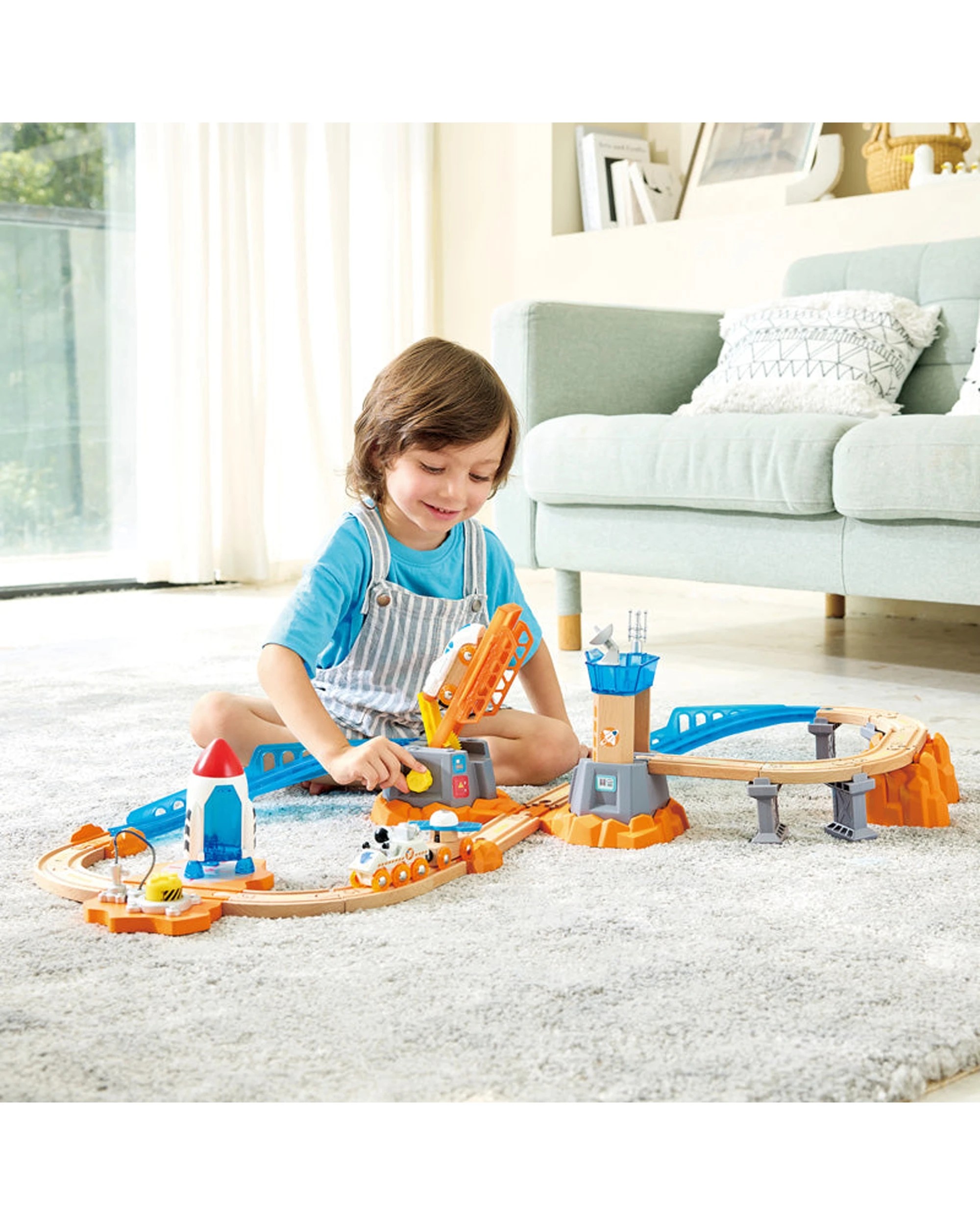 3 Hape Mars Mission Launch Set Space Adventure Rocket Railway Kids Play Toy - Multi, 3 of 3