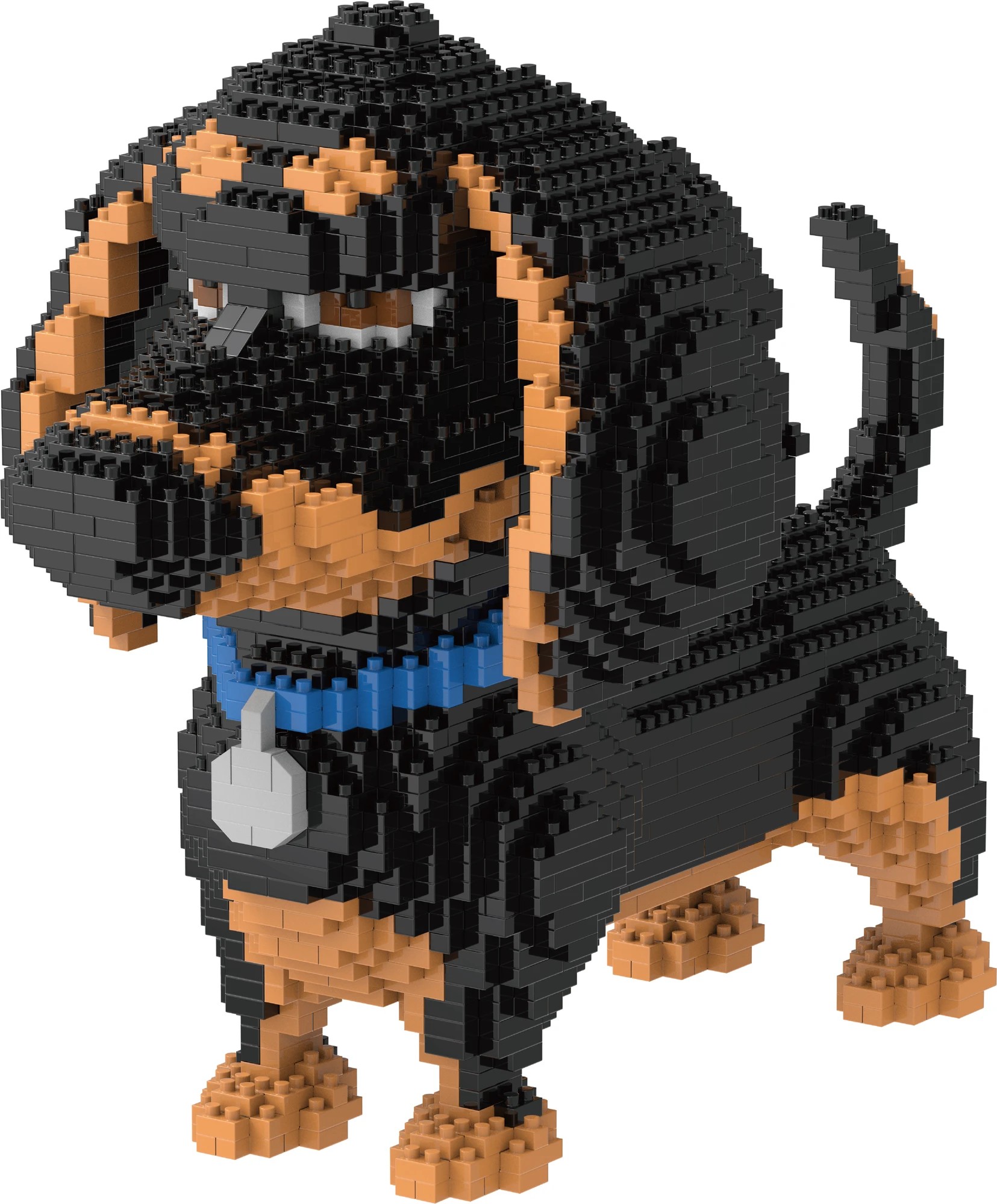 4 1901 Piece Mini Blocks Animal Series: Dachshund, 4 of 5