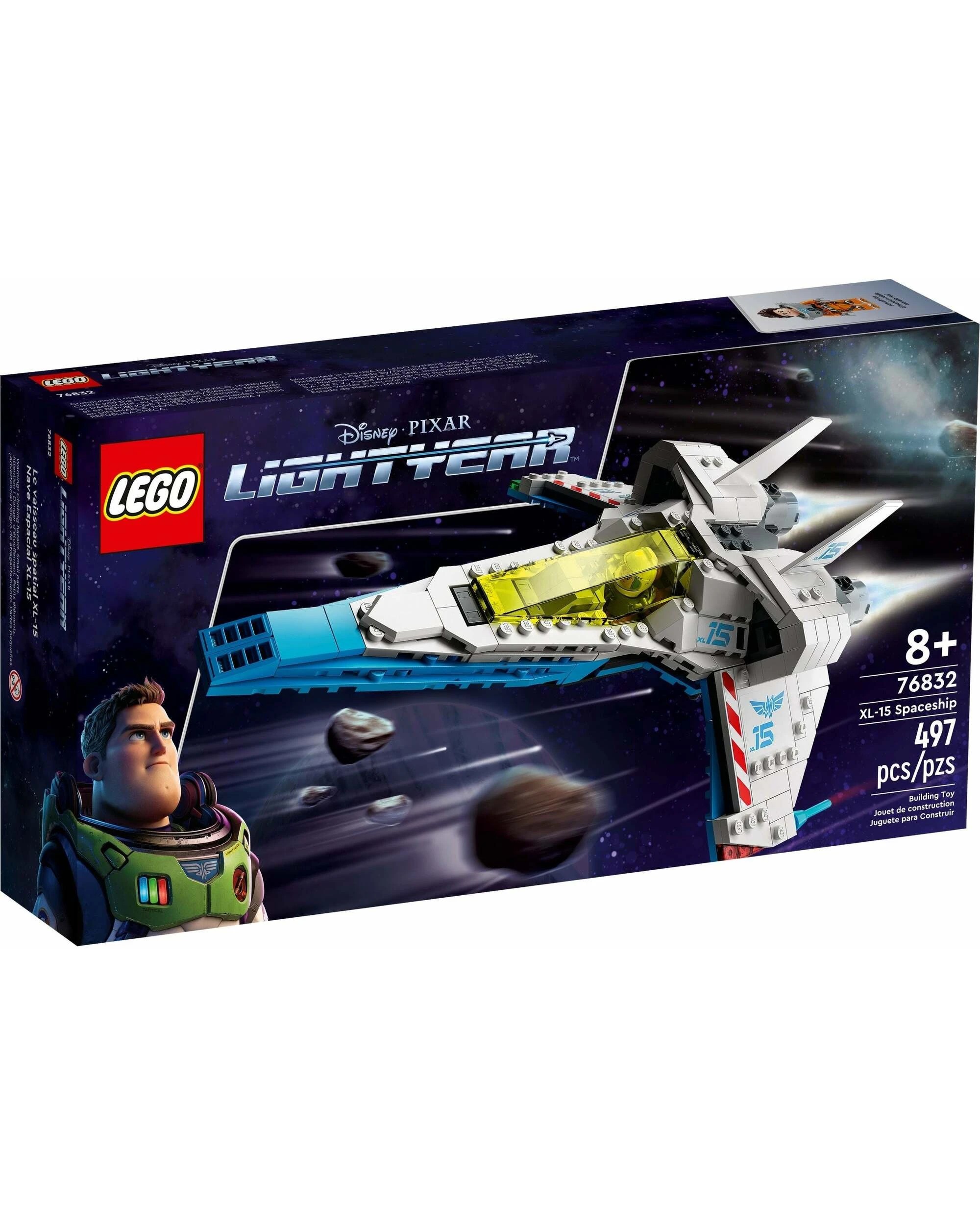 1 LEGO Disney 76832 Pixar's Lightyear XL-15 Spaceship, 1 of 5