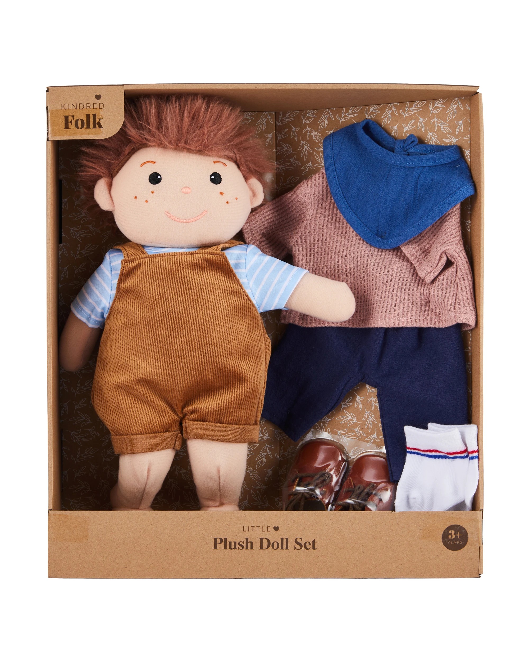 1 Kindred Folk Little Plush Doll Set - Noah, 1 of 6
