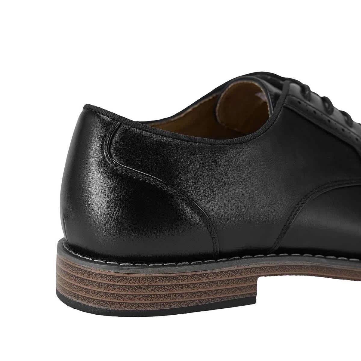 5 Burnished Toe Dress Shoes BLACK, 5 of 5