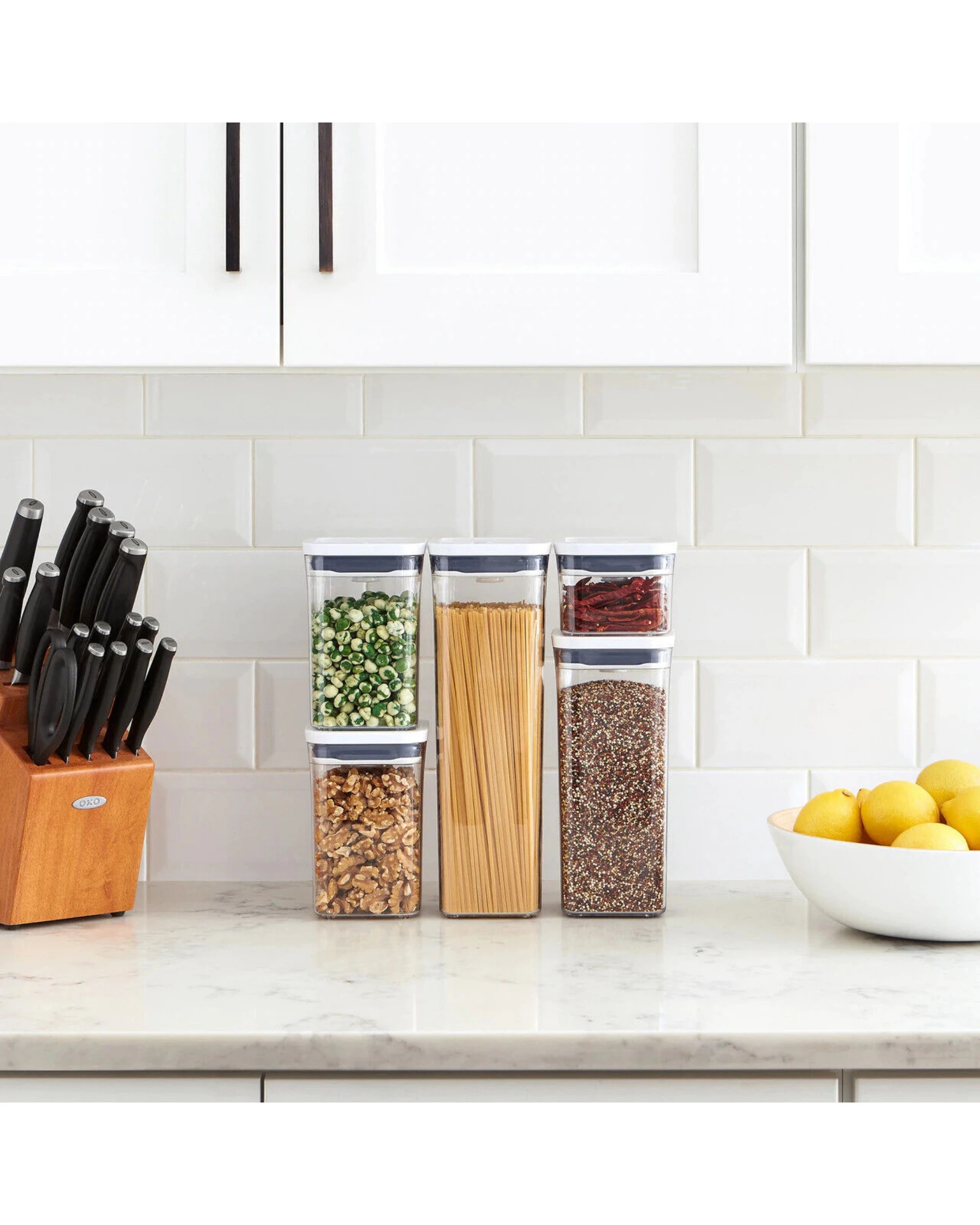 3 OXO Pop Good Grips 2.0 Container Set 5 Piece Air Tight 5pc - Clear, 3 of 4