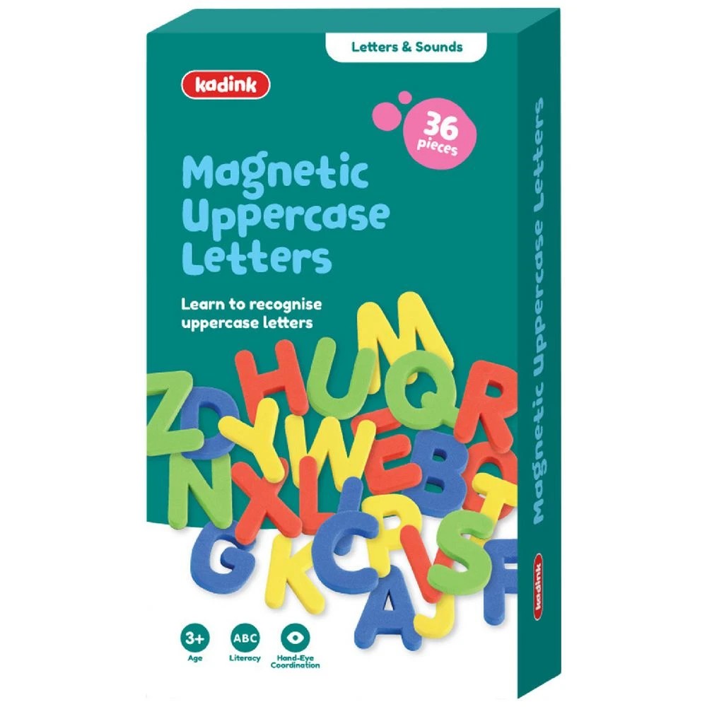 1 Kadink Chunky Foam Magnets Uppercase 36 Pack, 1 of 3