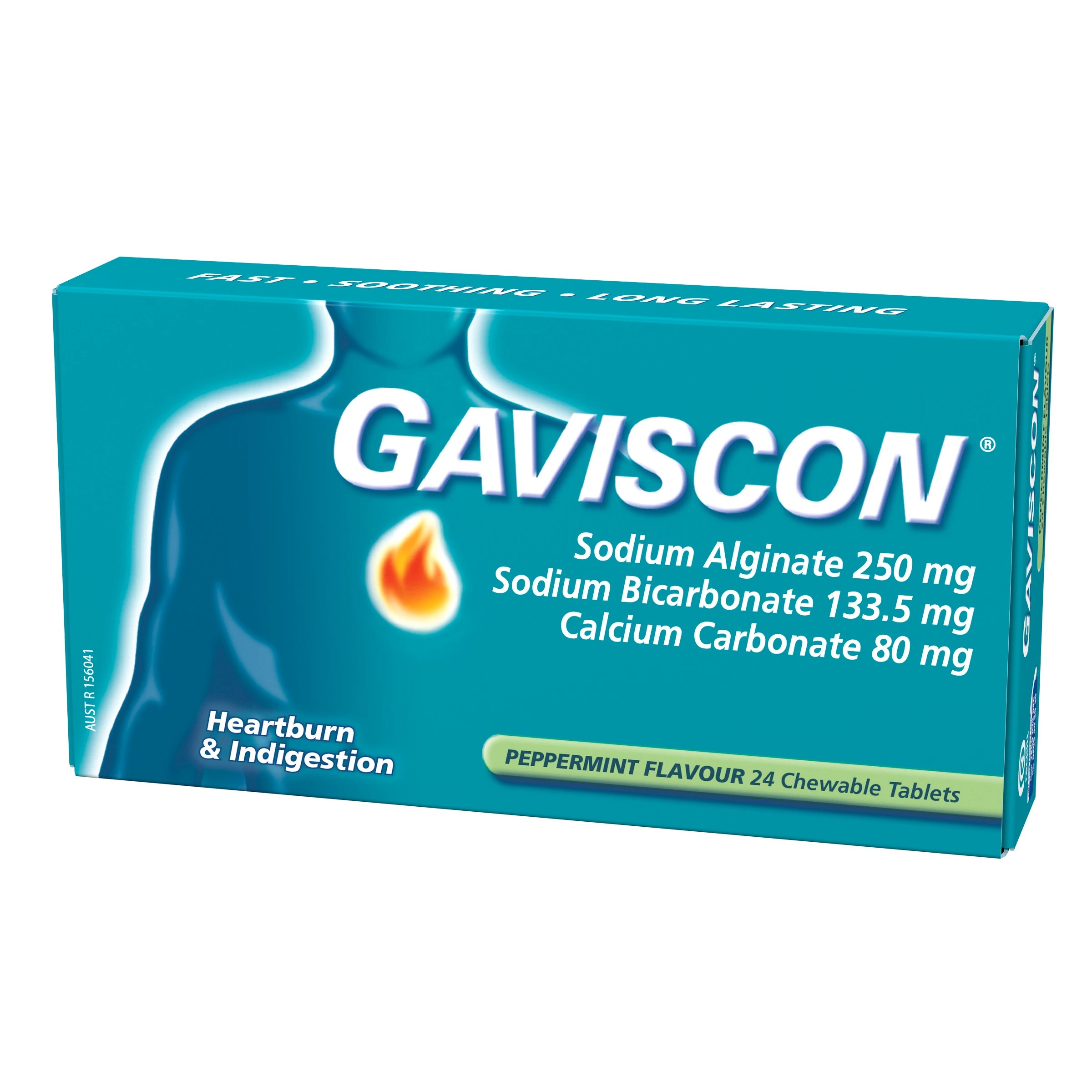 4 24 Pack Gaviscon Core Peppermint Chewable Tablets 250mg, 4 of 8
