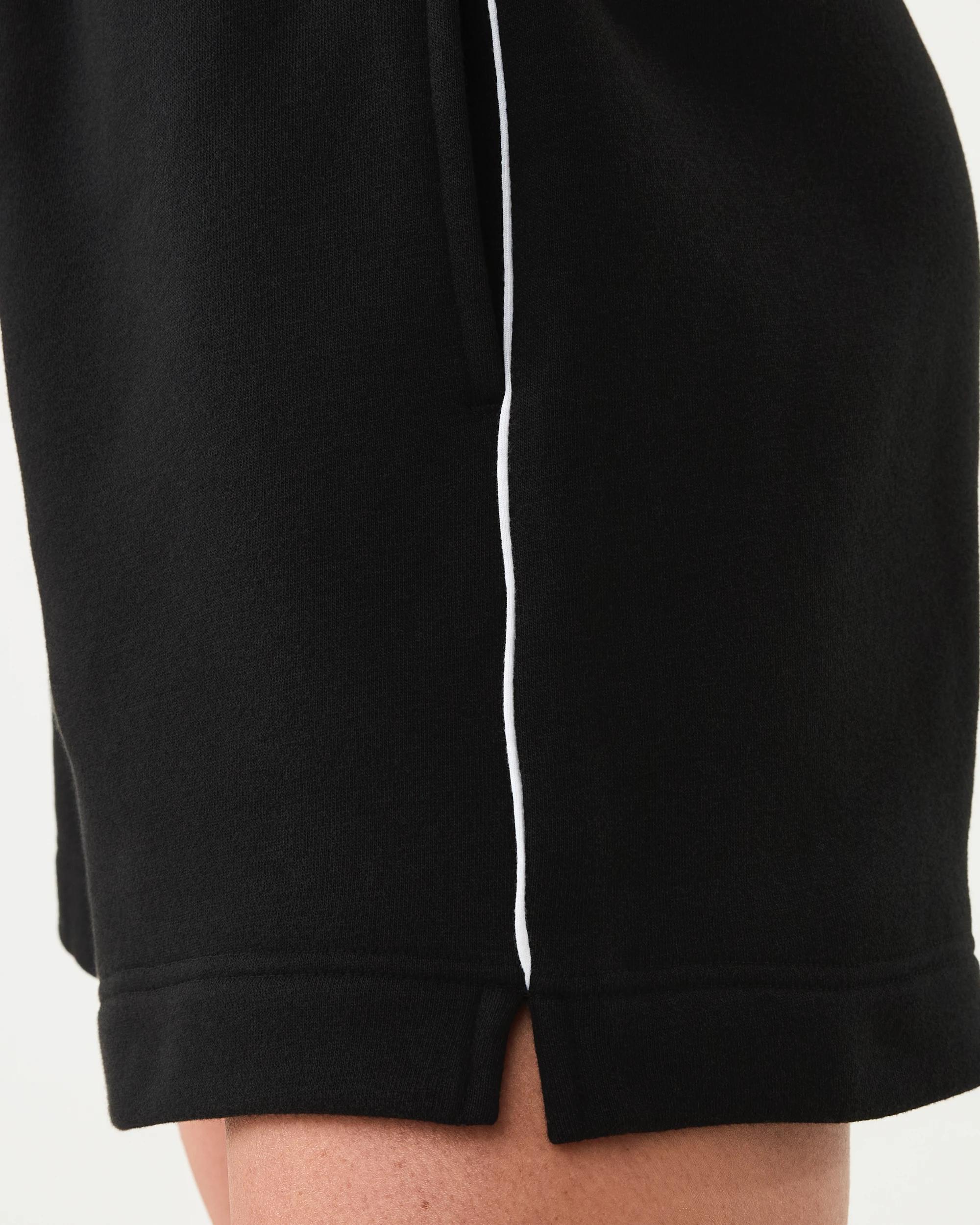 6 Active Womens A-Line Fleece Shorts Black, 6 of 7