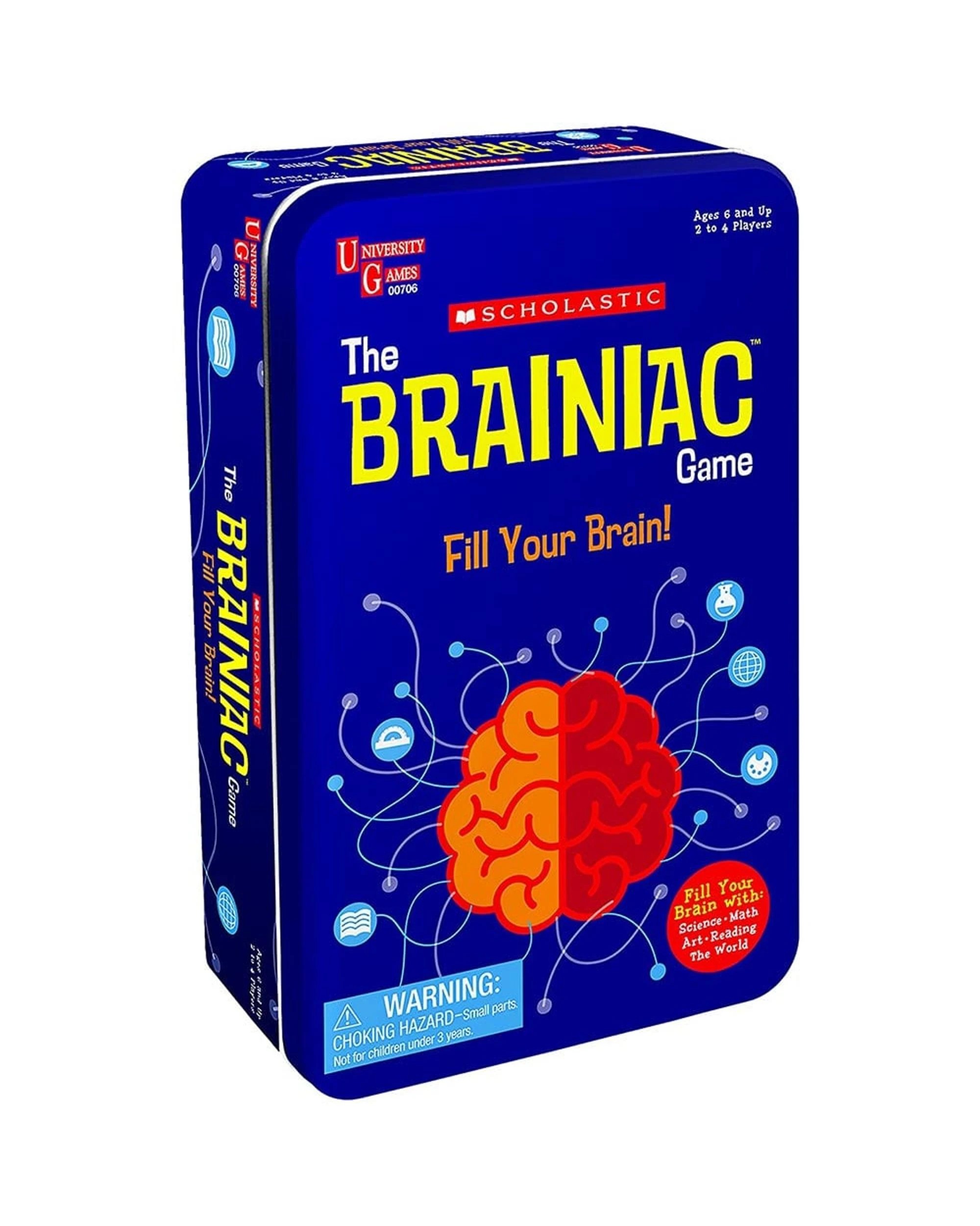 1 The Scholastic Brainiac Game Tin, 1 of 1