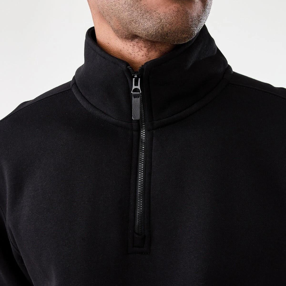 5 1/4 Zip Sweatshirt Black, 5 of 6