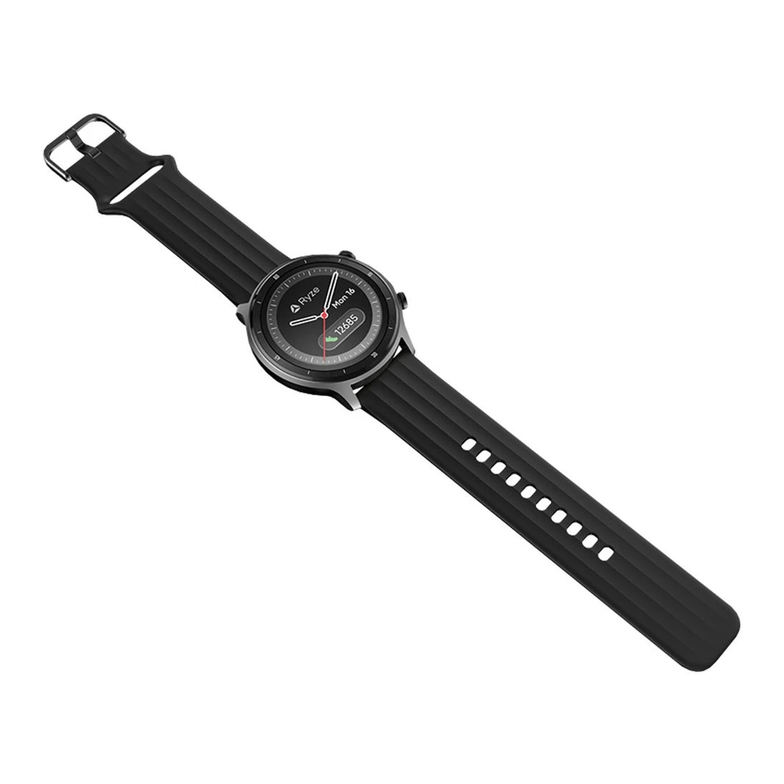 3 Ryze Flex Smart Watch Black and Green, 3 of 4