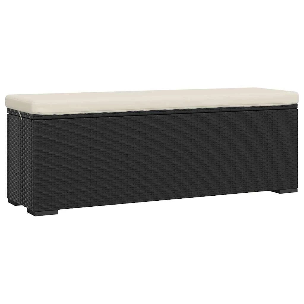 2 vidaXL ottoman bench Removable Covers - Black, 2 of 8