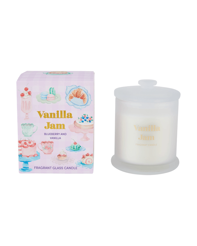 Vanilla Jam Fragrant Glass Boxed Ca