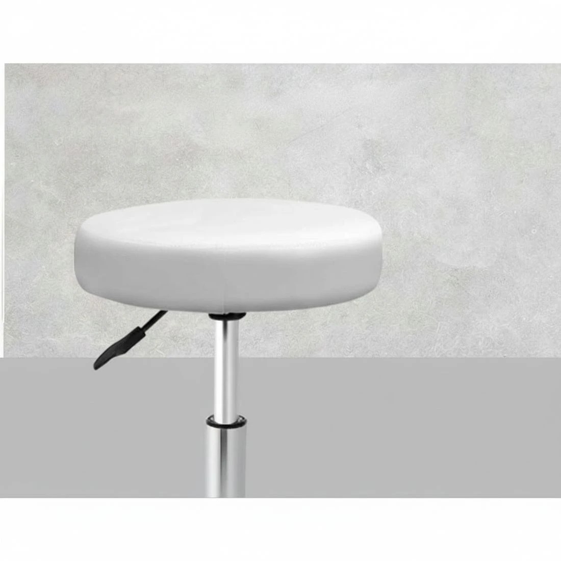 6 Artiss Salon Stool Round Swivel Chair - White, 6 of 6