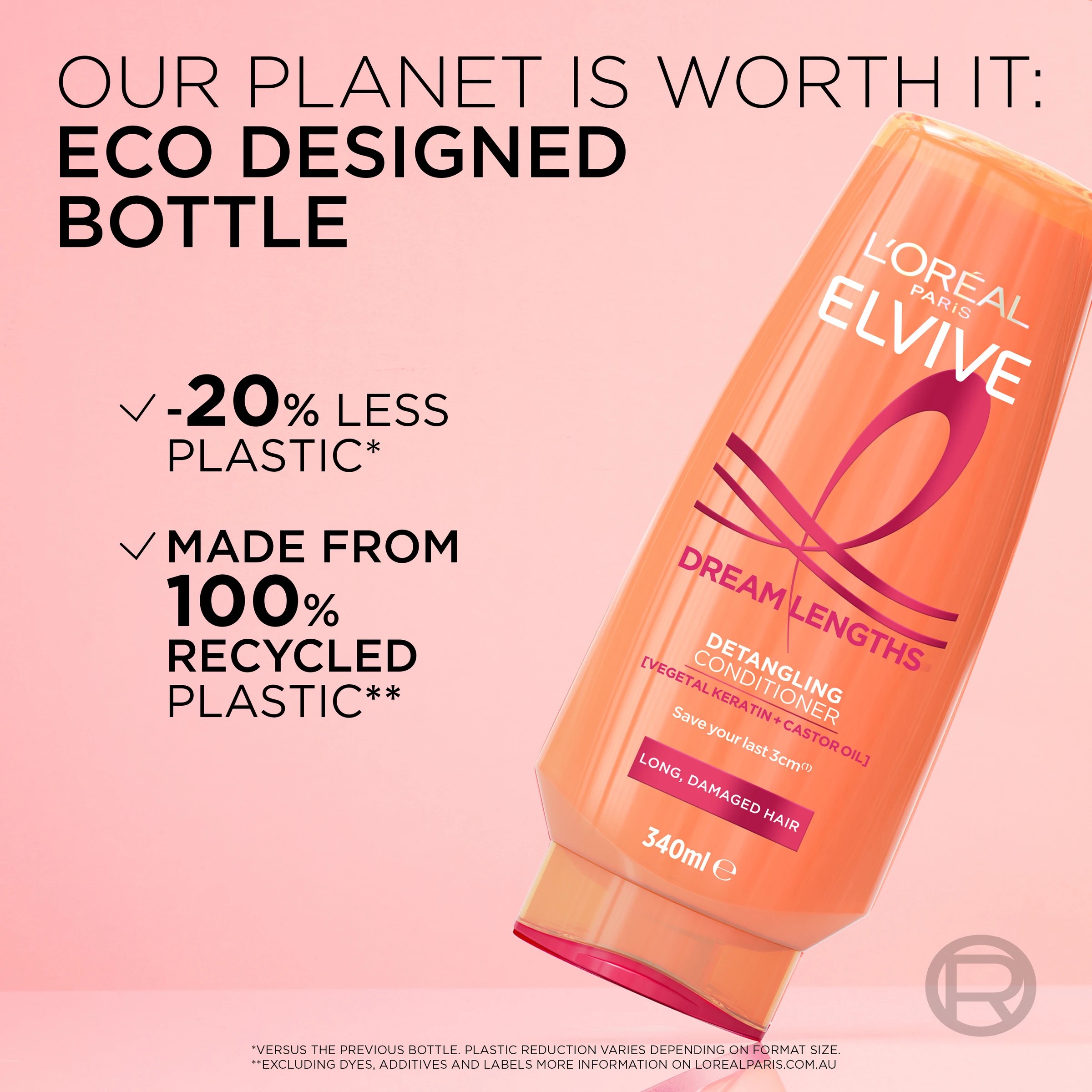 5 L'Oreal Paris Elvive Dream Lengths Restoring Shampoo 340ml - Vegetal Keratin and Castor Oil, 5 of 6