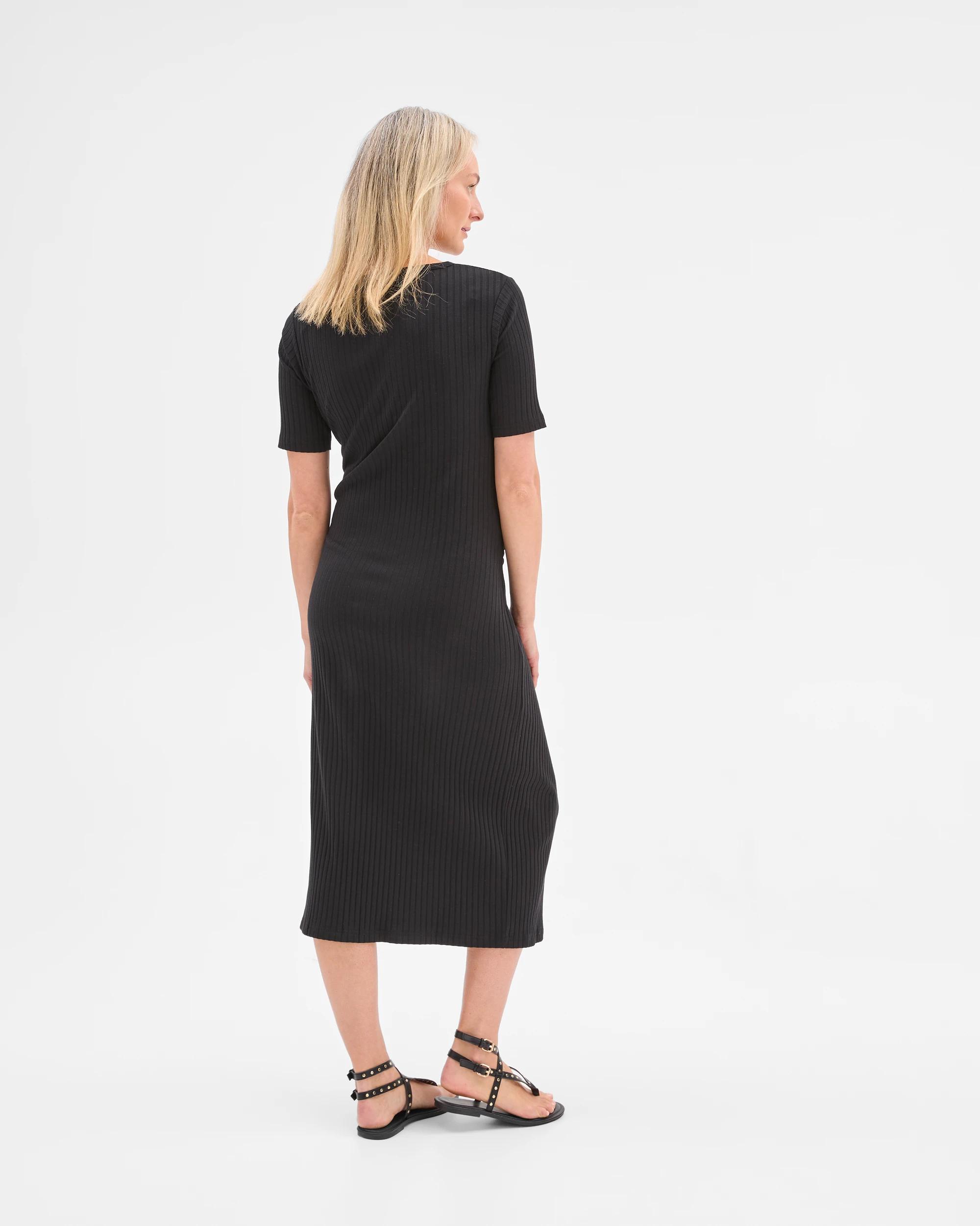 4 Target Maternity Jersey Maxi Dress BLACK, 4 of 5