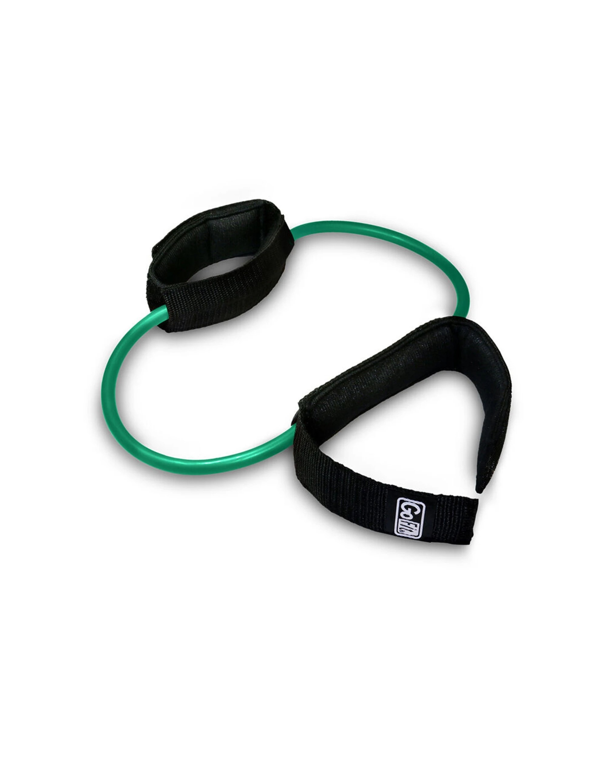 1 GOFIT Resist-a-Cuffs Light To Medium Resistance Lower Body Training Latex Tubing - Green, 1 of 5
