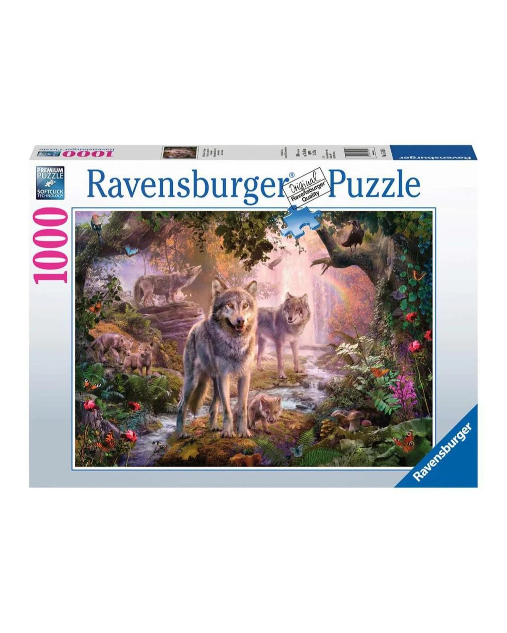 1 Ravensburger Summer Wolves 1000 Piece Jigsaw Puzzle, 1 of 1