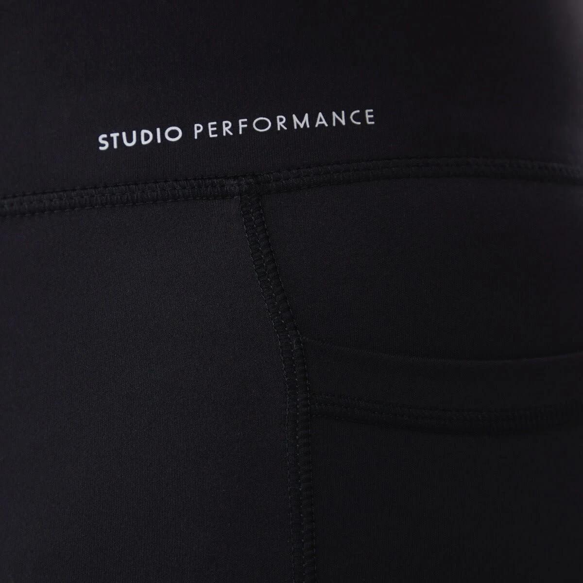 5 Active Womens Ultra High Rise Full Length Studio Leggings BLACK, 5 of 8