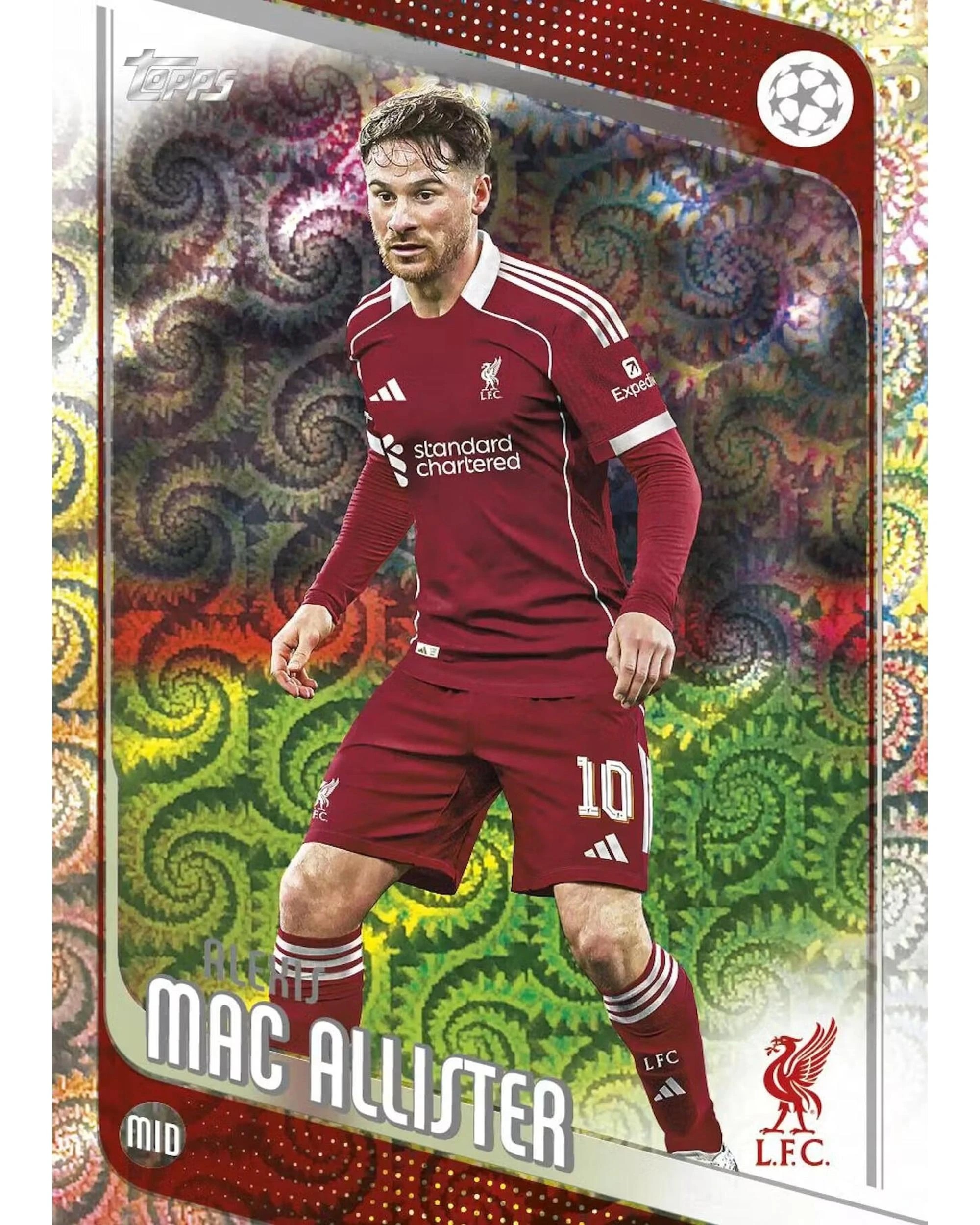 4 Topps 2025/2026 UEFA Club Competitions Carnaval Edition Soccer Hobby Box, 4 of 7