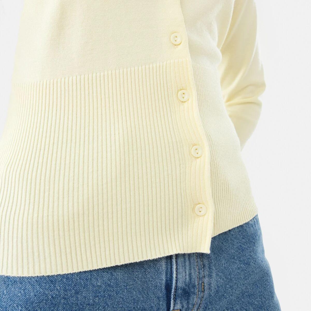 9 Fitted Cardigan Glow Yellw, 9 of 10