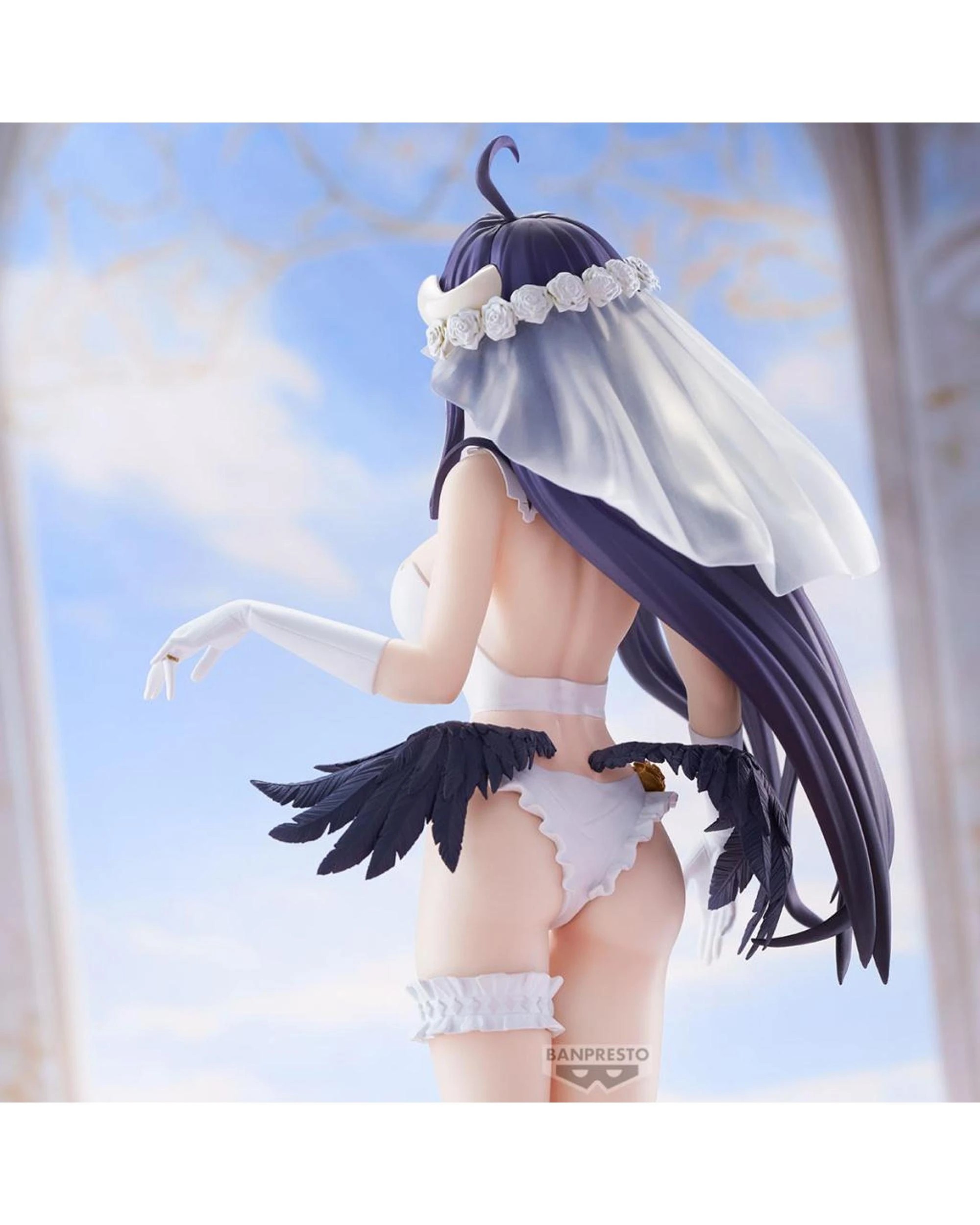 5 Banpresto Glitter and Glamours Overlord Albedo Wedding Version Figure, 5 of 5