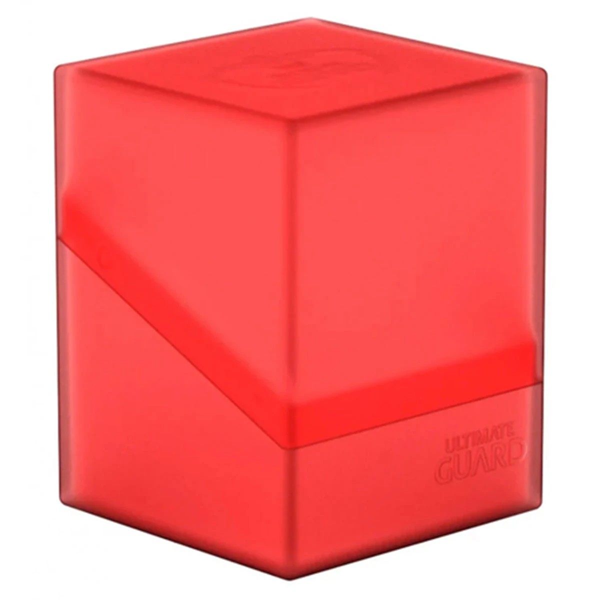 2 Ultra Guard TCG - Boulder 100+ Deck Box - Ruby, 2 of 4