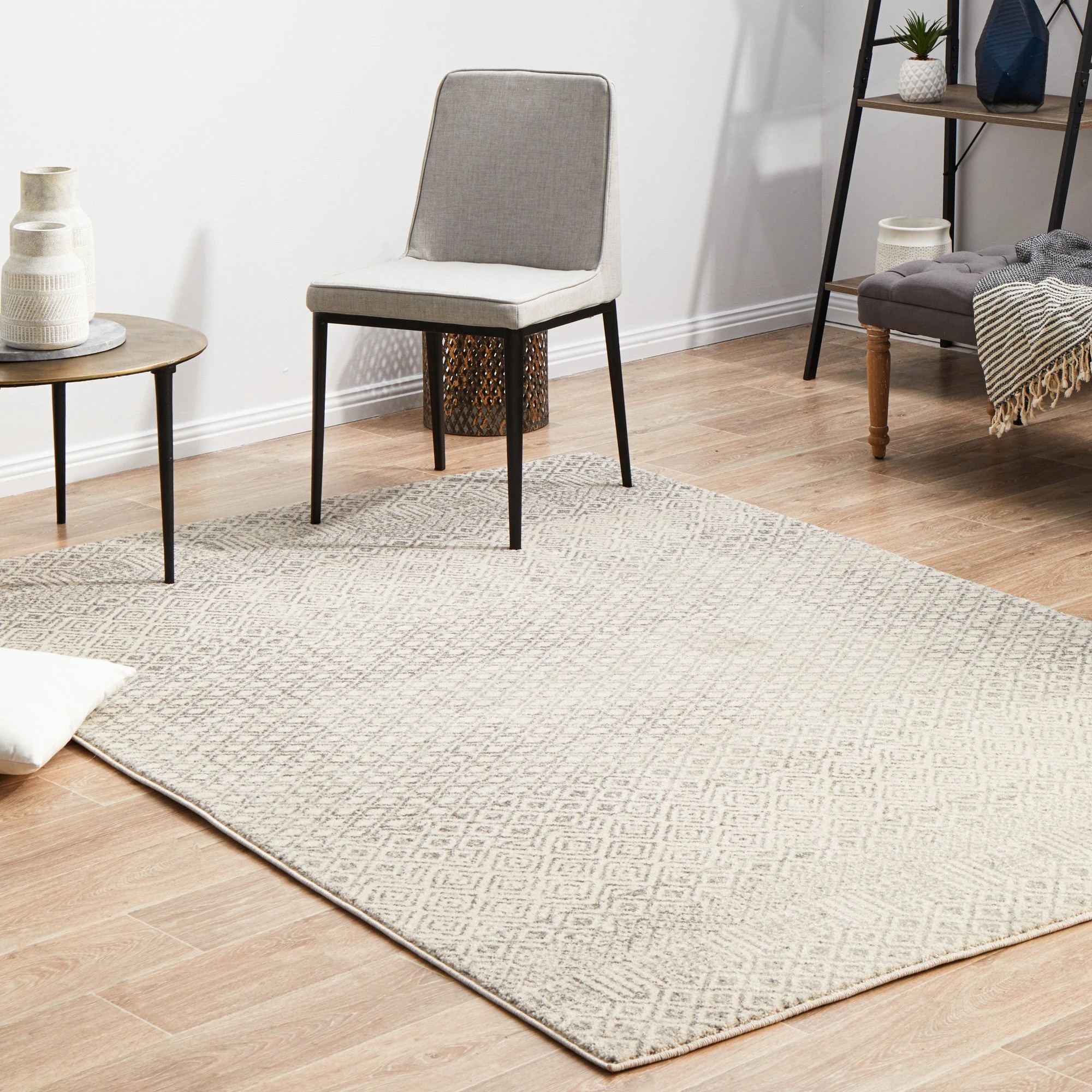 3 Common Ground Rugs Encore 265 330x240cm - Extra Large Floor Rug - Silver, 3 of 9