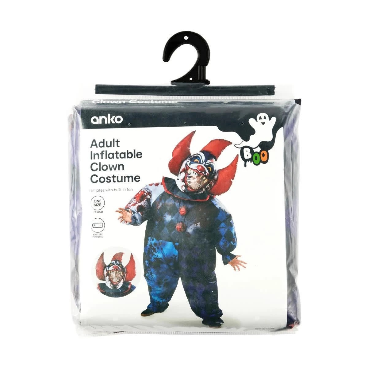 7 Inflatable Clown Costume - Adult, 7 of 8