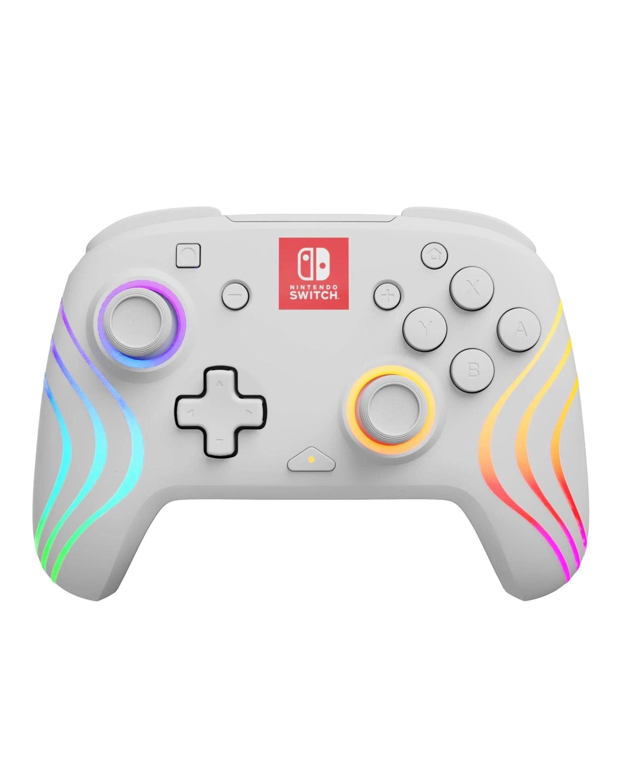 2 PDP Afterglow Wave Wireless RGB Controller for Nintendo Switch 2 - White, 2 of 7