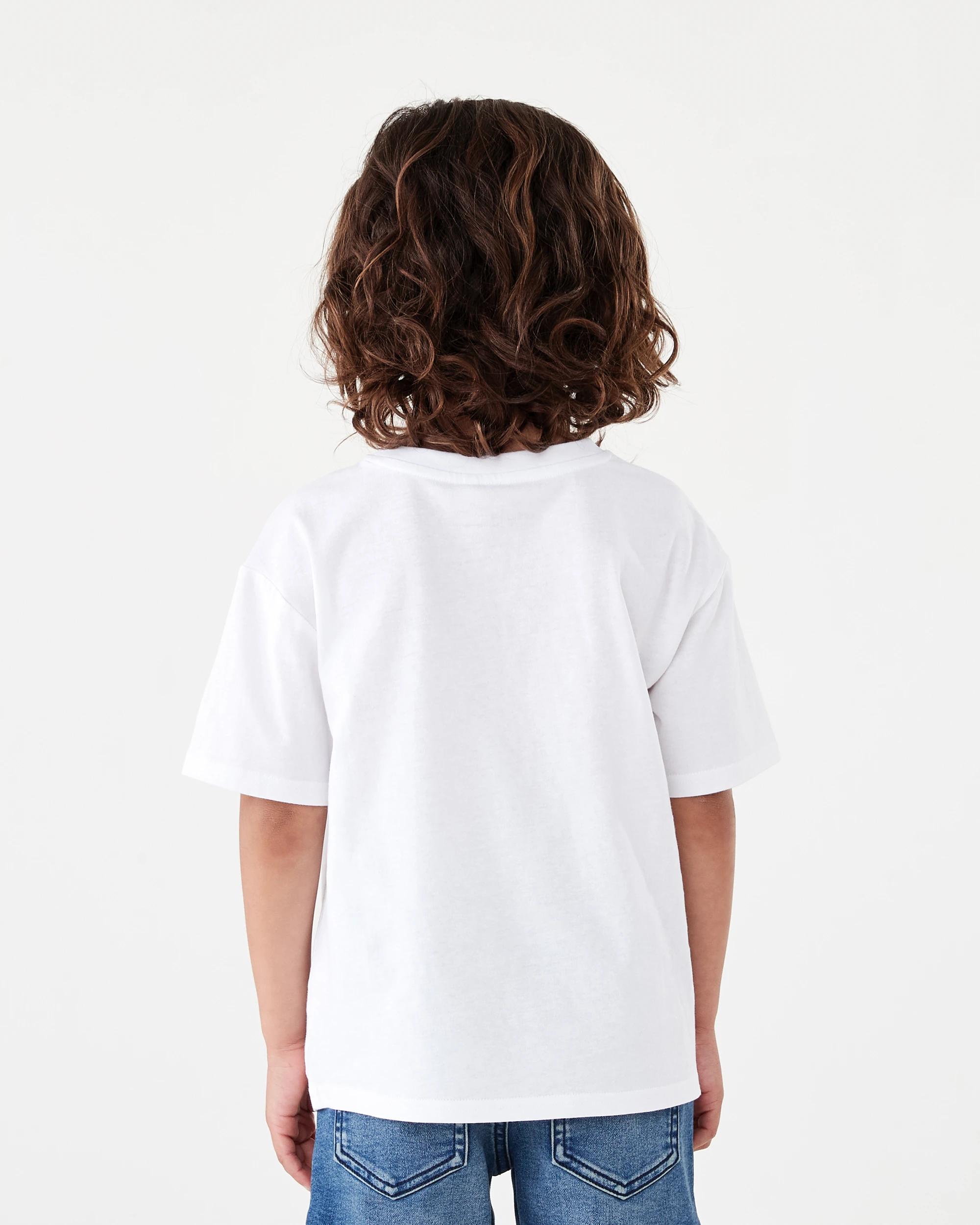 2 Chest Print T-shirt Wht Car, 2 of 6