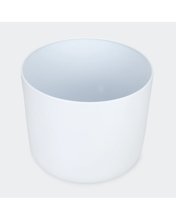 Extra Large Metal Pot White