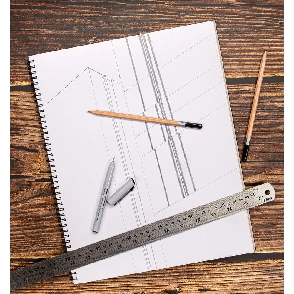 3 Kent Stainless Steel Ruler 60cm, 3 of 3